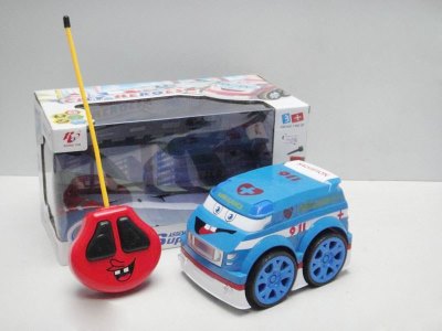 2FUNCTION R/C POLICE CAR W/LIGHT & MUSIC - HP1027186