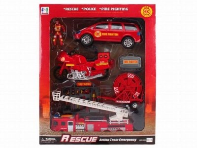 FRICTION FIRE SET(CAR,BOAT,MOTORCYCLE & ACCESSORIES) - HP1027218