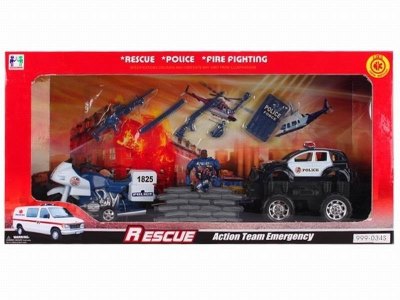 FRICTION POLICE TRUCK SET - HP1027221