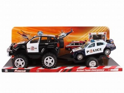 FRICTION POLICE SET(CROSSCOUNTRY CAR & POLICE CAR) - HP1027266