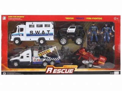 FRICTION POLICE TRUCK SET - HP1027272