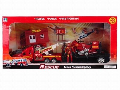 FRICTION FIRE TRUCK SET - HP1027282