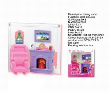 PARLOUR PLAY SET W/LIGHT & MUSIC - HP1027343