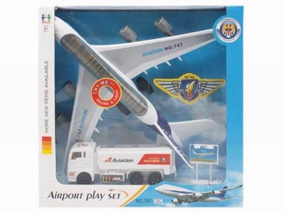 FRICTION PLANE SET W/SOUND & LIGHT,INCLUDE 2 BUTTON CELL - HP1027346