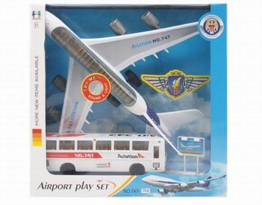 FRICTION PLANE SET W/SOUND & LIGHT,INCLUDE 2 BUTTON CELL - HP1027349
