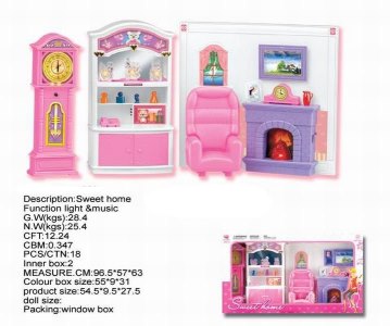 FURNITURE PLAY SET W/LIGHT & MUSIC - HP1027350