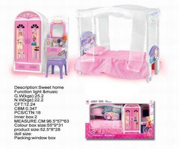 FURNITURE PLAY SET W/LIGHT & MUSIC - HP1027351