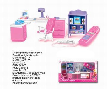 OFFICE PLAY SET W/LIGHT & MUSIC - HP1027352