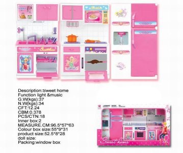 3 IN 1 FURNITURE PLAY SET W/LIGHT & MUSIC - HP1027357