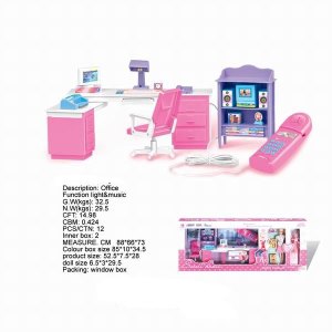 OFFICE PLAY SET W/DOLL & LIGHT & MUSIC - HP1027366