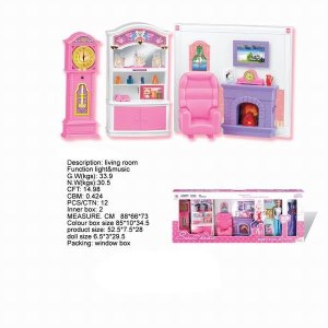 PARLOUR PLAY SET W/DOLL & LIGHT & MUSIC - HP1027368
