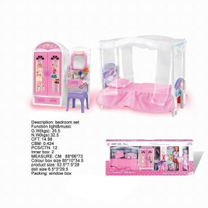 BEDROOM PLAY SET W/DOLL & LIGHT & MUSIC - HP1027369