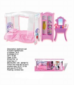 BEDROOM PLAY SET W/LIGHT & MUSIC - HP1027375
