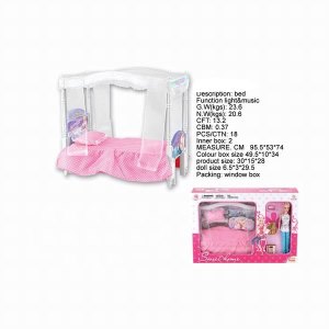 BED SET W/DOLL W/LIGHT & MUSIC - HP1027387