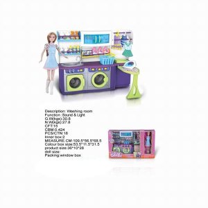 FURNITURE PLAY SET W/DOLL & LIGHT & SOUND - HP1027413