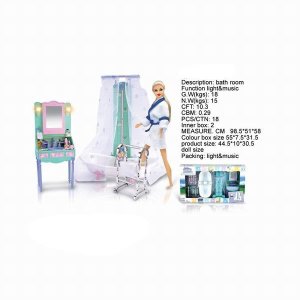 BATHROOM PLAY SET W/LIGHT & MUSIC - HP1027429