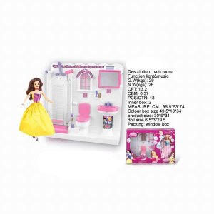 BATHROOM W/DOLL & LIGHT & MUSIC - HP1027438
