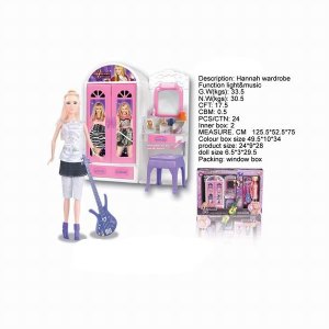 FURNITURE W/DOLL & LIGHT & MUSIC  - HP1027481