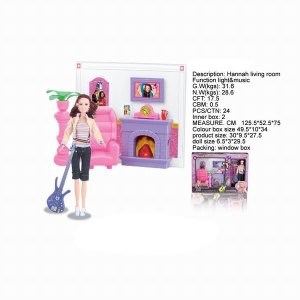 LIVING ROOM W/DOLL & LIGHT & MUSIC  - HP1027483