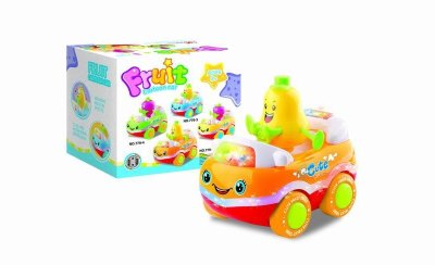 B/O CARTOON CAR W/LIGHT & MUSIC & BUMP AND GO  - HP1027559