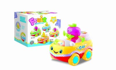 B/O CARTOON CAR W/LIGHT & MUSIC & BUMP AND GO  - HP1027560