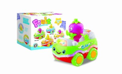 B/O CARTOON CAR W/LIGHT & MUSIC & BUMP AND GO  - HP1027561