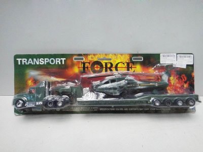 FRICTION CAR W/HELICOPTER - HP1027945