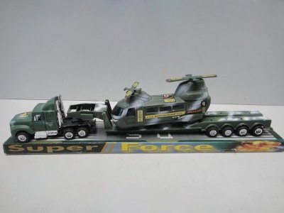 FRICTION CAR W/HELICOPTER - HP1027952