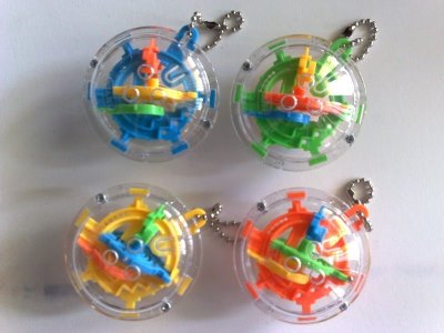 MINI PUZZLE BALL BLUE/GREEB/YELLOW/ORANGE - HP1028005