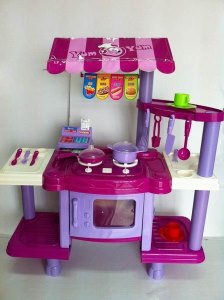FAST FOOD CLAY PLAY SET W/LIGHT & MUSIC - HP1028088
