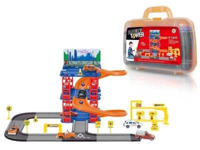 PARKING LOT W/6 FREE WAY CARS - HP1028188