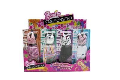 DOLL DRESS 4ASST.(24PCS/DISPLAY BOX) - HP1028232