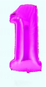 SMALL NUMBER ALUMINUM FOIL BALLOON 50PCS 2COLOR - HP1028338