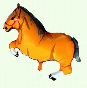 HORSE BALLOON 50PCS  - HP1028615
