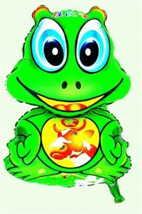 FROG BALLOON 50PCS - HP1028627