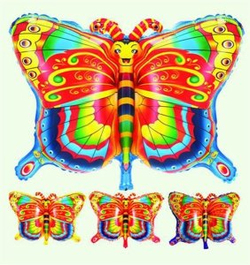 BUTTERFLY BALLOON 50PCS - HP1028630