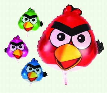 ANGER BIRD BALLOON 50PCS 4COLOR - HP1028634