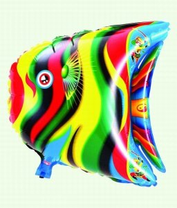 RAINBOW FISH BALLOON 50PCS - HP1028635