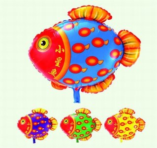 FISH BALLOON 50PCS 4COLOR - HP1028637