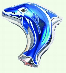 DOLPHIN BALLOON 50PCS  - HP1028639