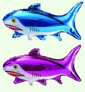 SHARK BALLOON 50PCS 2 COLOR - HP1028642