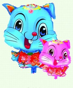 RABBIT BALLON 50PCS 2COLOR - HP1028664