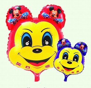 HAPPY MOUSE BALLON 50PCS 2COLOR - HP1028676