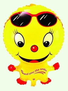 SMILE FACE BALLON 50PCS  - HP1028696
