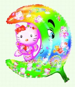 MOON W/ CAT BALLON 50PCS  - HP1028705