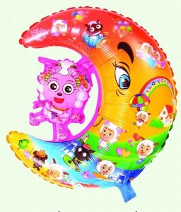 MOON W/ SHEEP BALLON 50PCS  - HP1028707