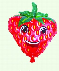 STRAWBERRY BALLON 50PCS  - HP1028708