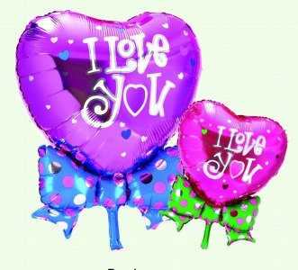 BOWKNOT BALLON 50PCS 2COLOR - HP1028711