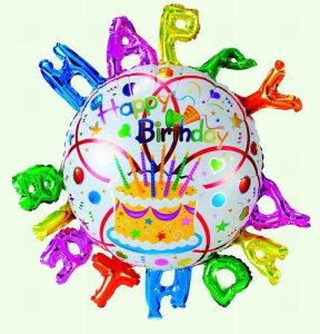 BIG BIRTHDAY ALUMINUM FOIL BALLOON 50PCS - HP1028712