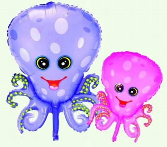 CUTTLEFISH BALLOON 50PCS 2COLOR - HP1028715